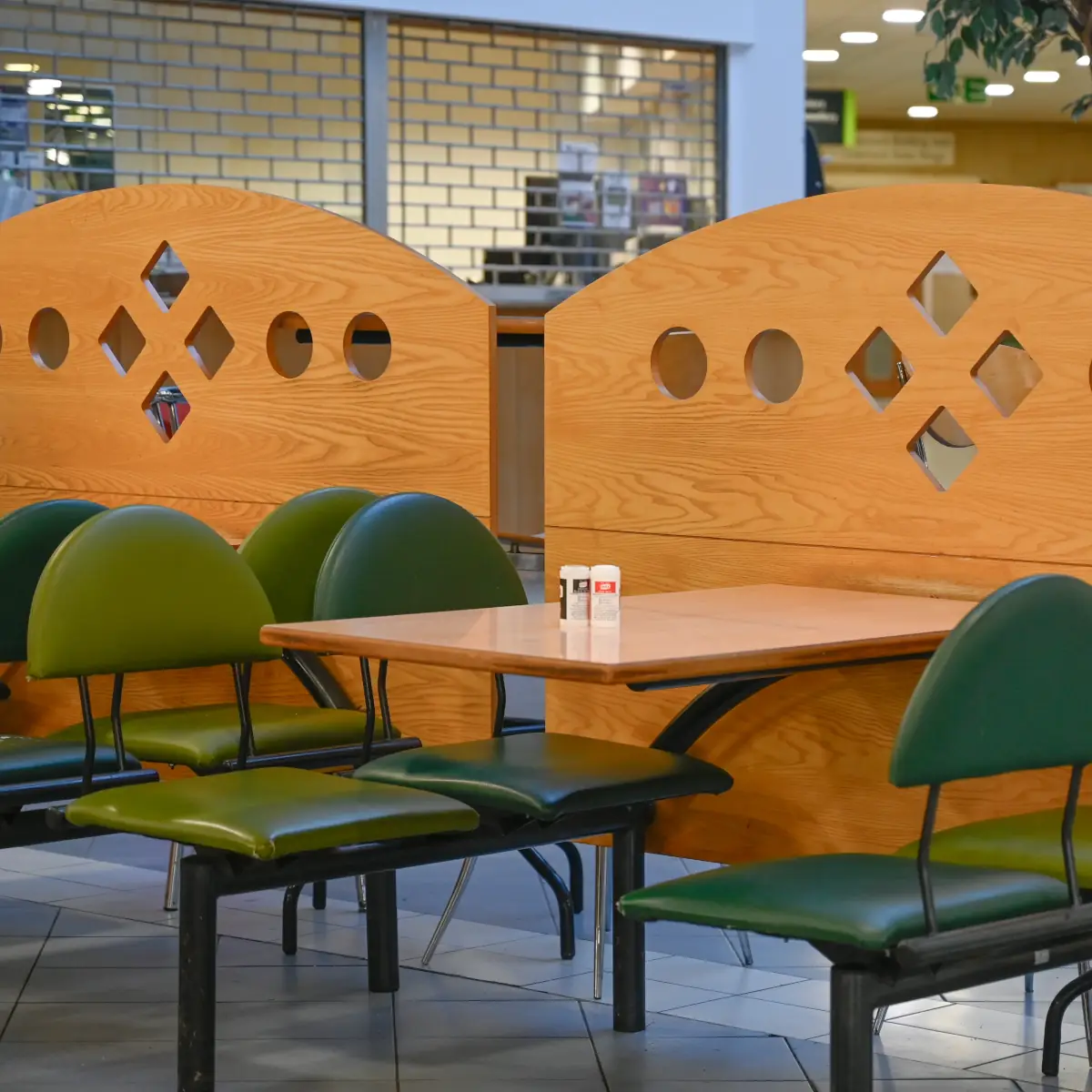 Plenty of seating at the Stock Pot cafe, Ashford Spaces